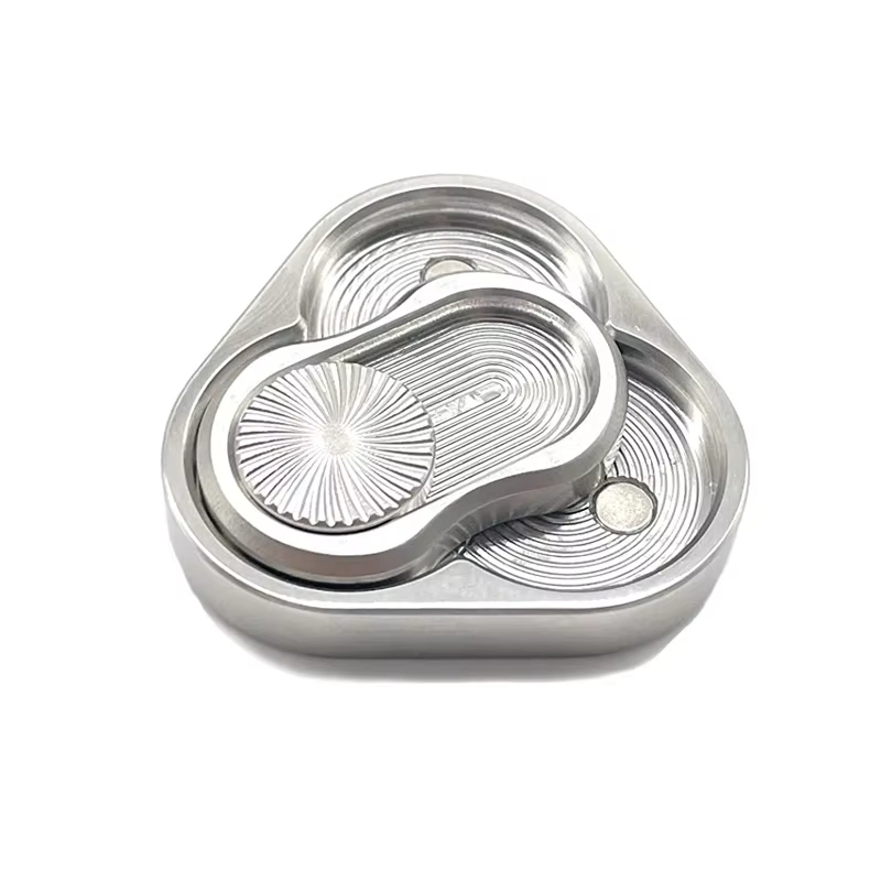 Tam Giác Từ Tính Fidget Thanh Trượt Kim Loại Chống Căng Thẳng Lo Âu ADHD Tự Kỷ Đồ Chơi Người Lớn Trẻ Em TDAH Ansiedade Alívio Do Estresse