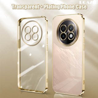 Dành Cho Realme 13 + 5G Ốp Điện Thoại Sang Trọng Mạ Cạnh Trong Suốt Vỏ Silicon Mềm Chống Sốc Trong Suốt SSY01