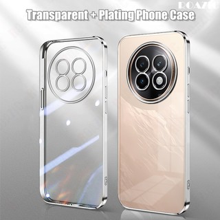 Dành Cho Realme 13 + 5G Ốp Điện Thoại Sang Trọng Mạ Cạnh Trong Suốt Vỏ Silicon Mềm Chống Sốc Trong Suốt SSY01