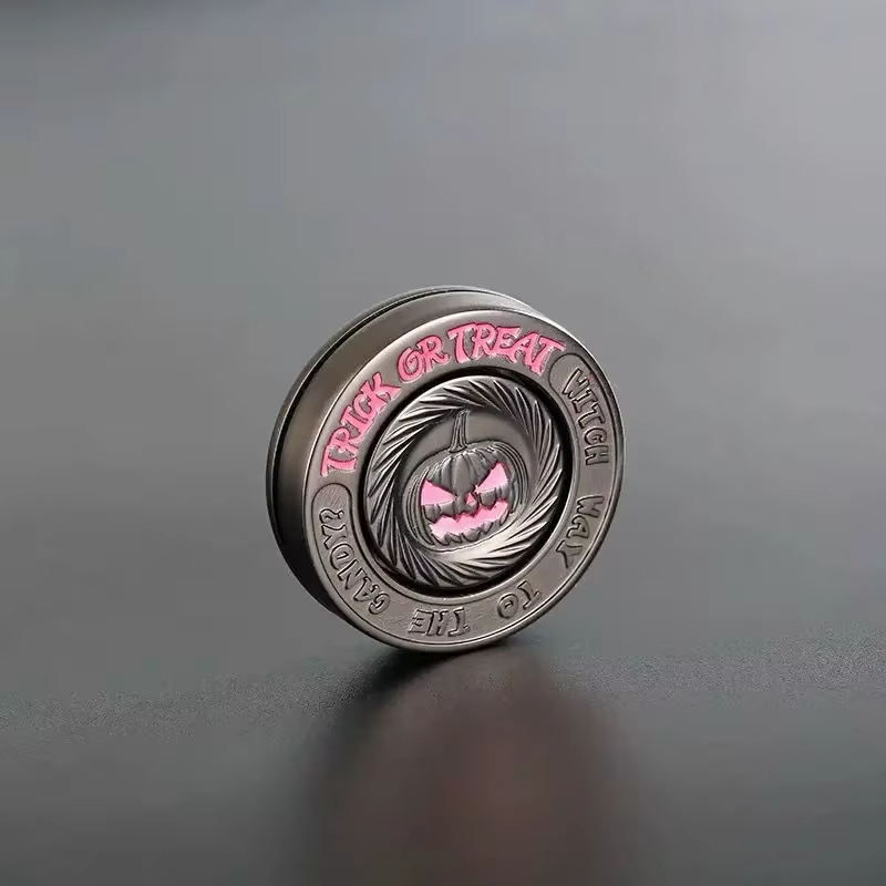 Nhiều Màu Ác Bí Ngô Fidget Spinner EDC Tay Spinner Fidget Đồ Chơi Giảm Căng Thẳng Cho Người Lớn Từ Kim Loại Quà Tặng Đồ Chơi