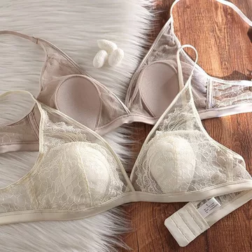 3 Màu Trẻ Cô Gái Ren Mềm Áo Ngực Không Dây Nữ Gợi Cảm Liền Mạch Quần Lót Nữ Bralette Đồ Lót