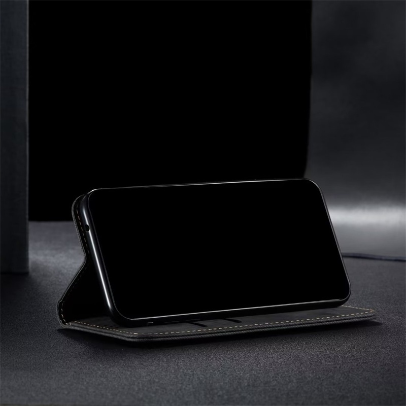 Ốp Ví Cho OPPO Reno 3 4Z A54 A56S A57 A58 A58X A60 A74 A78 A91 A92S A93 A93S A95 F19 F19S F15 2022 4G 5G Ốp Lưng Bao Da Lật Có Túi Đựng Thẻ