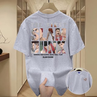 ✨Hàng có sẵn✨WASSUP SLAM DUNK-Áo thun nam mới! 100% cotton, thời trang, Unisex