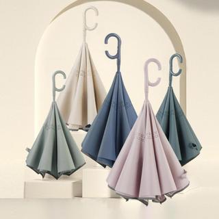Hilabee Ngược Đảo Ngược Ngược Upside Down Umbrella Thiết Bị Ngoài Trời Chống Thấm Nước Dễ Dàng