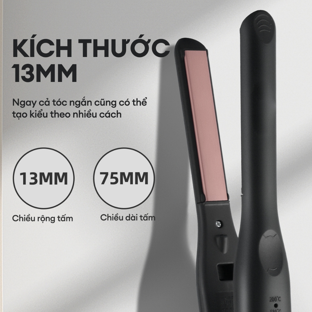 Ảnh Máy duỗi tóc, Máy tạo kiểu tóc 3 trong 1, Máy duỗi tóc bên đa chức năng, Máy duỗi tóc mini HF029 2