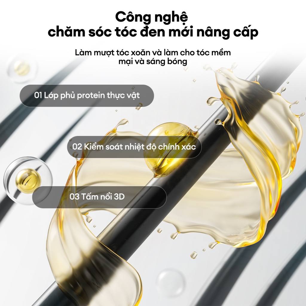 Ảnh Máy duỗi tóc, Máy tạo kiểu tóc 3 trong 1, Máy duỗi tóc bên đa chức năng, Máy duỗi tóc mini HF029 4