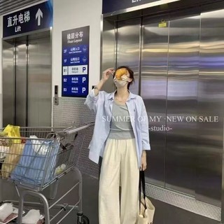 Áo sơ mi dài tay Cotton phong cách Hàn Quốc dành cho nữ