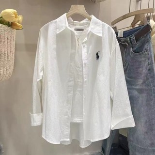 Áo sơ mi dài tay Cotton phong cách Hàn Quốc dành cho nữ