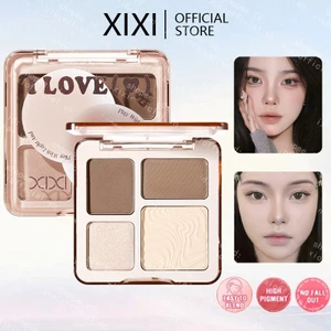 Xixi Facial Highlighter Makeup Palette Face Matte Shadow Lasting Glow Brighten Contour Shimmer Powder Cosmetics NO.D854