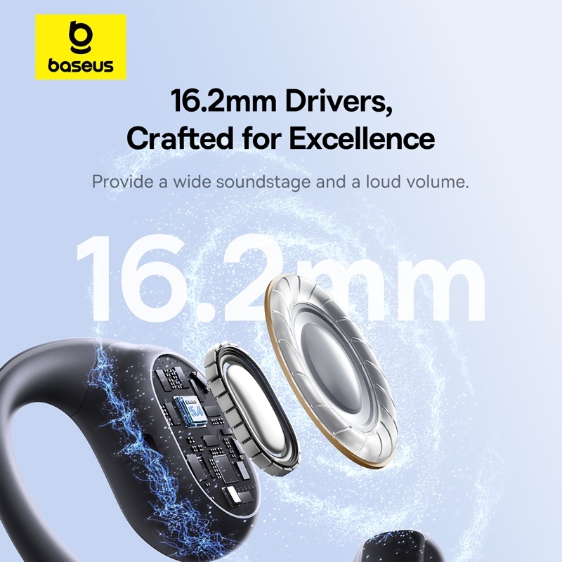 Tai nghe Baseus Eli 10i Fit Open-Ear TWS Bluetooth 5.4 – Thiết Kế Thể Thao, Chống Nước IP54 | BigBuy360 - bigbuy360.vn