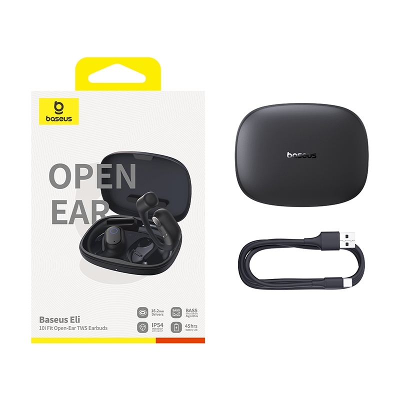 Tai nghe Baseus Eli 10i Fit Open-Ear TWS Bluetooth 5.4 – Thiết Kế Thể Thao, Chống Nước IP54 | BigBuy360 - bigbuy360.vn