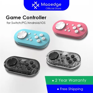 Bộ điều khiển trò chơi Mini không dây Maoedge Tay cầm chơi Game Bluetooth cho Nintendo Switch PC Android iOS Bộ điều khiển