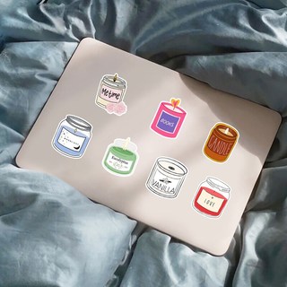 Bộ 50 Nến Thơm Dán Hoạt Hình Graffiti Hành Lý Laptop Guitar Quà Tặng Nhật Ký Chống Thấm Nước