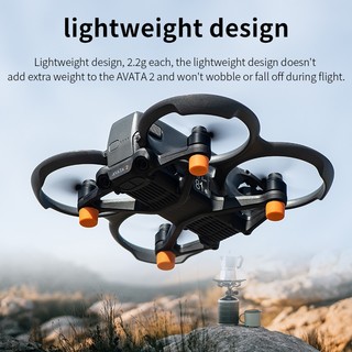 Dành cho DJI Avata 2, miếng đệm chân silicon chuyên dụng được thiết kế để tăng chiều cao và bảo vệ nhẹ cho phụ kiện máy bay không người lái
