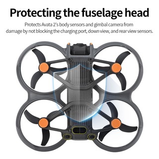 Dành cho DJI Avata 2, miếng đệm chân silicon chuyên dụng được thiết kế để tăng chiều cao và bảo vệ nhẹ cho phụ kiện máy bay không người lái
