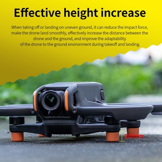 Dành cho DJI Avata 2, miếng đệm chân silicon chuyên dụng được thiết kế để tăng chiều cao và bảo vệ nhẹ cho phụ kiện máy bay không người lái