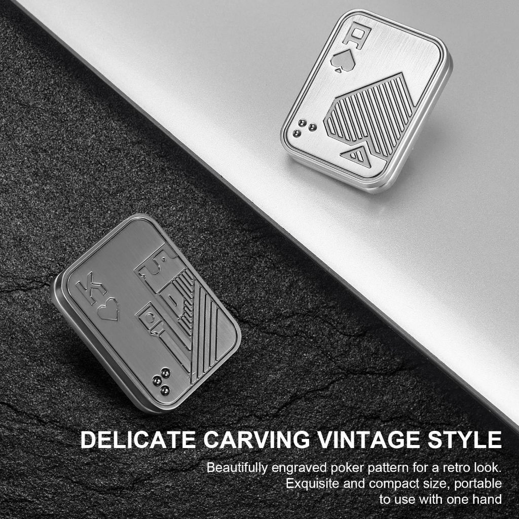 EDC Đẩy Thanh Trượt Kim Loại Fidget Chống Căng Thẳng Đồ Chơi Người Lớn Ngón Tay Spinner Poker Giảm Lo Âu Đồ Chơi Di Động Pop Từ Thanh Trượt Trò Chơi