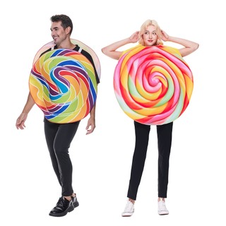 Phụ Nữ Ngọt Ngào Trang Phục Nữ Cầu Vồng Kẹo Halloween Trang Phục Người Lớn Đảng Trò Chơi Thực Phẩm Linh Vật Cosplay Trang Phục Lễ Hội Sân Khấu Lạ Mắt Trang Phục