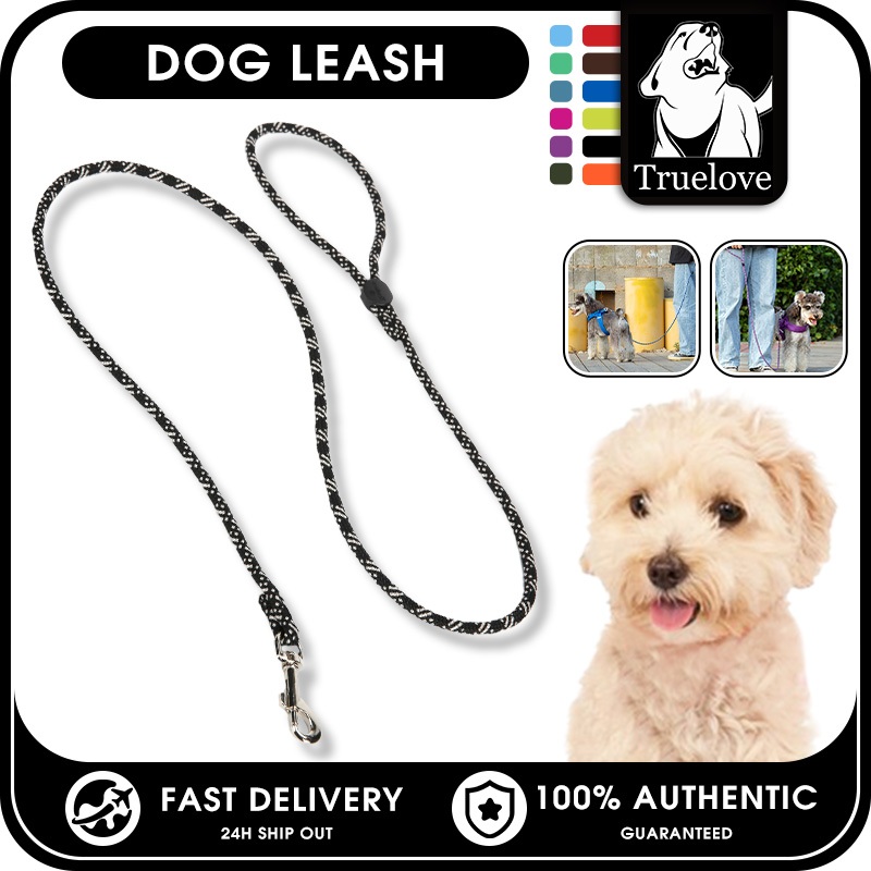 TRUELOVE Dây Xích Chó Mạnh Mẽ Dây Xích Chó Nylon Có Móc Bền Có Thể Điều Chỉnh Thoải Mái Mềm Mại Dây Xích Thú Cưng Cho Chó Nhỏ Vừa
