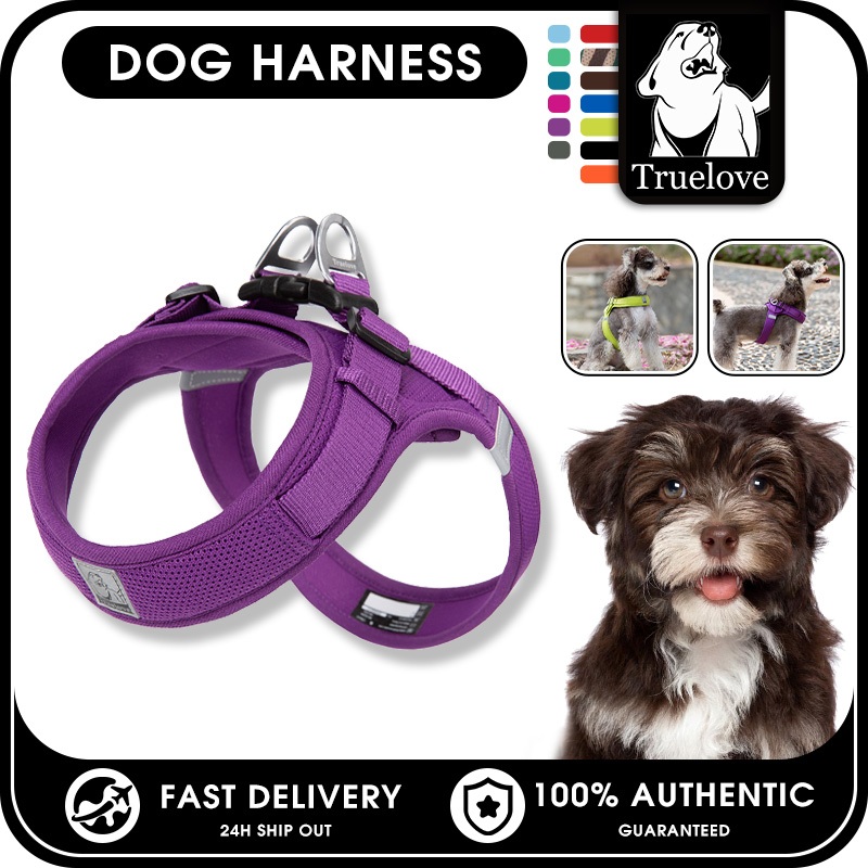 TRUELOVE Thoáng Khí Chó Dây Có Thể Điều Chỉnh Áo Vest Cho Chó Nylon Mềm Nhẹ Thú Cưng Dây Thoải Mái Cho Đi Bộ Nhỏ Vừa Chó
