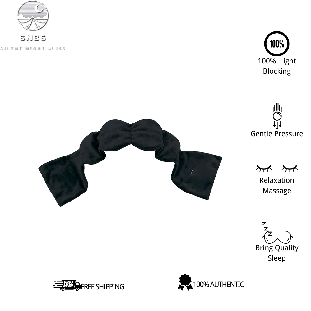 Mặt nạ có trọng lượng SNBS, Mặt nạ ngủ áp lực nhẹ nhàng | Thiết kế chặn ánh sáng để ngủ, du lịch và thư giãn