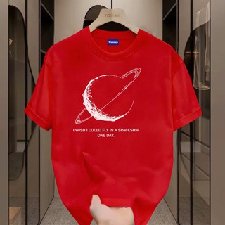 ✨Hàng có sẵn✨WASSUP moonscape -Áo thun nam mới! 100% cotton, thời trang, Unisex