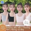 Áo Vest Cotton nguyên chất cho bé gái Đồ lót phát triển hai lớp quấn ngực cho bé gái Sling