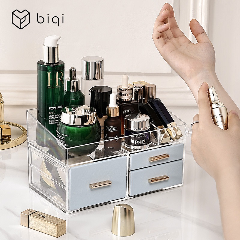 Hộp đựng đồ trang điểm CASEGRACE Ngăn kéo bàn đa năng Hộp đựng mỹ phẩm Hộp đựng chăm sóc da Bekas Solek