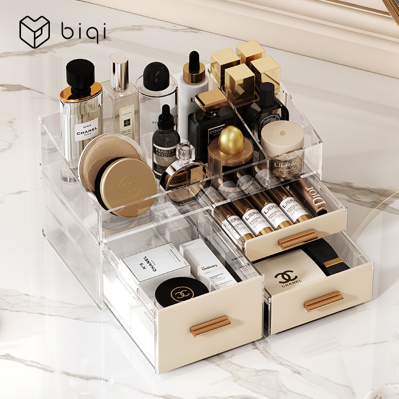 Hộp đựng đồ trang điểm CASEGRACE Ngăn kéo bàn đa năng Hộp đựng mỹ phẩm Hộp đựng chăm sóc da Bekas Solek