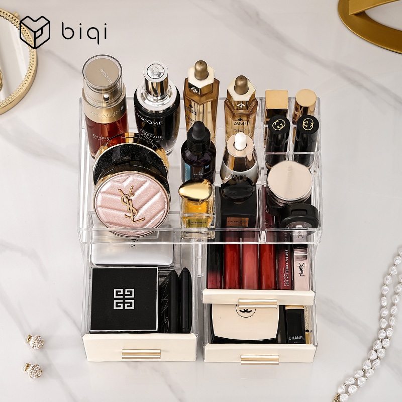 Hộp đựng đồ trang điểm CASEGRACE Ngăn kéo bàn đa năng Hộp đựng mỹ phẩm Hộp đựng chăm sóc da Bekas Solek