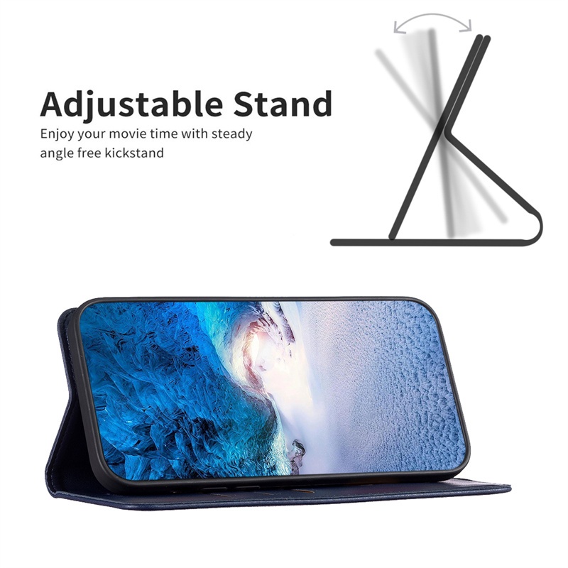 Dành Cho Iphone SE 2 3 4 6 6S 7 8 11 X XS XR Plus Pro Max 2020 2022 2024 16E 17E Vỏ Da Ví Lật Giá Đỡ Khe Cắm Thẻ Bao Da