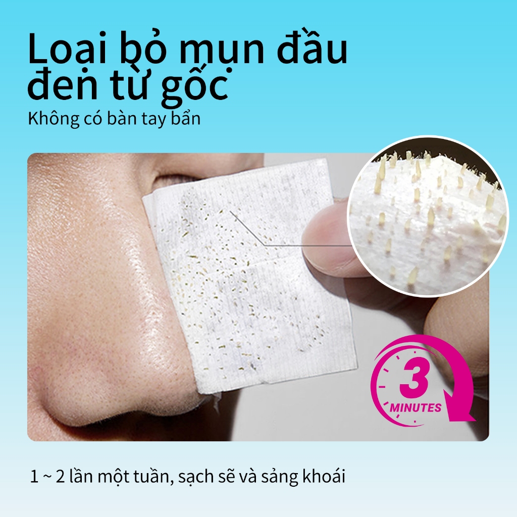 Ảnh RtopR Mango Blackhead Remover Mask  Mặt nạ xoài RtopR kèm 50 giấy lột/ serum loại bỏ mụn đầu đen và thu nhỏ lỗ chân lông 3
