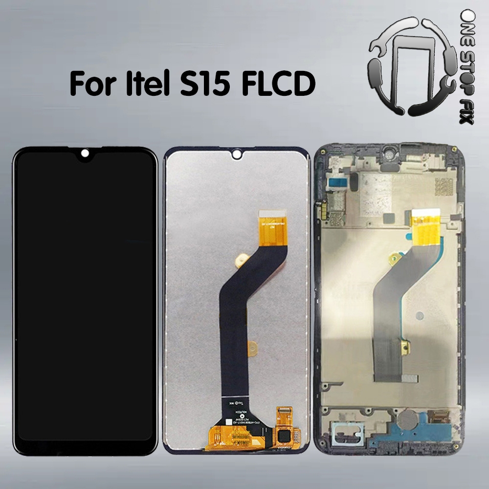 Cho Itel S15 Full Màn Hình LCD Màn Hình Cảm Ứng Bộ Số Hóa Bảng Điều Khiển Lắp Ráp Thay Thế Cho Itel S15 PRO