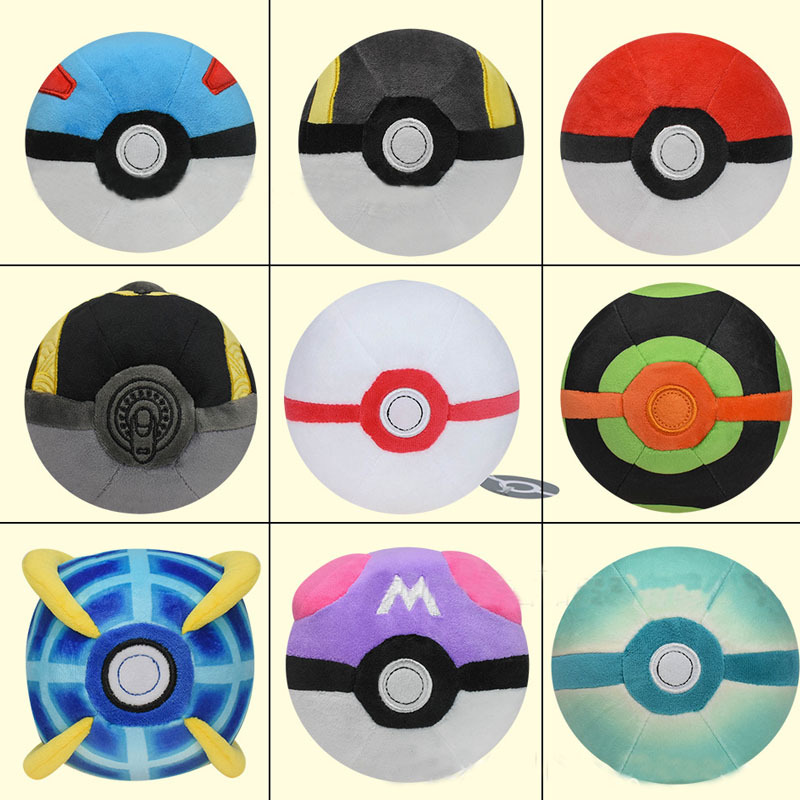 9 Kiểu 12cm Pokemon Sang Trọng Đồ Chơi Poke Ball Ultra Master Ball ...