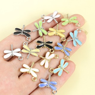 20 Chiếc Sống Động Nhiều Màu Chuồn Chuồn Chuồn Men Thả Dầu Quyến Rũ DIY Thời Trang Vòng Cổ Bông Tai Vòng Chân Vòng Chân Dễ Thương Tạo Kiểu Côn Trùng Mặt Dây Chuyền Trang Trí Du Lịch Mùa Hè & Cắm Trại Phụ Kiện