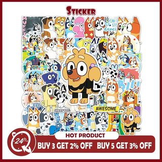 Bộ 50 Kawaii Chó Hoạt Hình Dán Graffiti Hành Lý Laptop Đàn Guitar Quà Tặng Nhật Ký Trang Trí Chống Thấm Nước