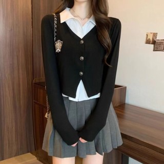 Áo sơ mi nữ dài tay dáng rộng phong cách Hàn Quốc