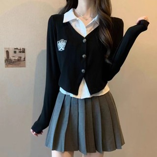Áo sơ mi nữ dài tay dáng rộng phong cách Hàn Quốc