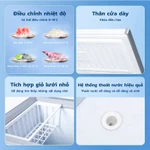 Tủ đông mini 65/90  lít Tủ trữ đông sữa mẹ,thịt,cá,Làm đá nhanh Có 5 mức nhiệt độ Tiết kiệm năng lượng BH 1 năm — ảnh 6