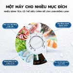 Tủ đông mini 65/90  lít Tủ trữ đông sữa mẹ,thịt,cá,Làm đá nhanh Có 5 mức nhiệt độ Tiết kiệm năng lượng BH 1 năm — ảnh 4