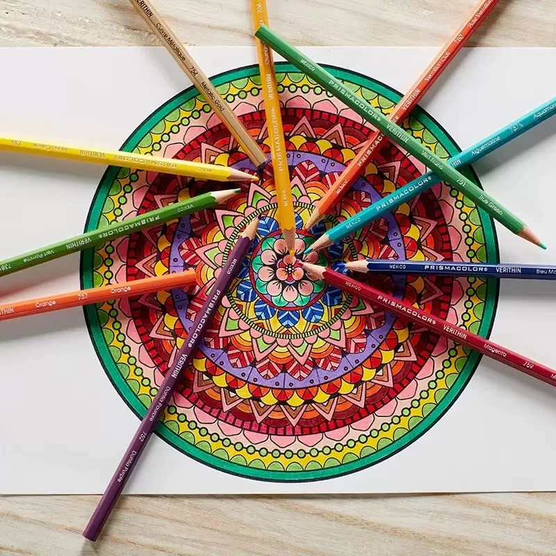 Bộ bút chì vẽ màu dầu 12 / 24 / 36 / 48 màu Bút chì màu gỗ cho trẻ sơ sinh Phác thảo Vẽ đồ dùng nghệ