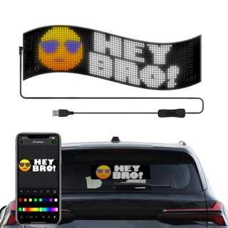 Rgb Linh Hoạt Màn Hình LED Bluetooth Có Thể Lập Trình Mềm Dây Đèn DIY Mặt nạ Mũ Quần Áo Túi Giày Từ Cuộn Ma Trận Màn Hình