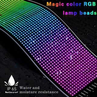 Rgb Linh Hoạt Màn Hình LED Bluetooth Có Thể Lập Trình Mềm Dây Đèn DIY Mặt nạ Mũ Quần Áo Túi Giày Từ Cuộn Ma Trận Màn Hình