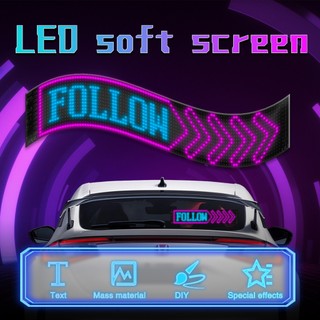 Rgb Linh Hoạt Màn Hình LED Bluetooth Có Thể Lập Trình Mềm Dây Đèn DIY Mặt nạ Mũ Quần Áo Túi Giày Từ Cuộn Ma Trận Màn Hình