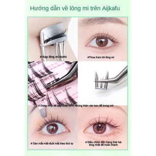 Sách Lông mi giả thuật sĩ tai mèo 32 hàng Dung lượng lớn tự ghép cho người mới tập tự nhiên