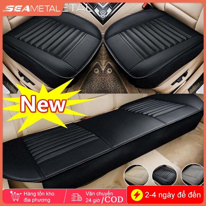 Đệm ngồi ô tô bằng da PU đa năng SEAMETAL Bảo vệ ghế ô tô All-Season cho hầu hết các loại xe