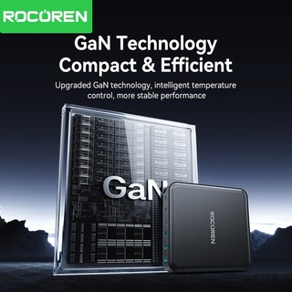 Rocoren 160W 3C + 3A Bộ sạc máy tính để bàn sạc nhanh PD QC.0 PPS SCP Sạc nhanh cho điện thoại, máy tính xách tay