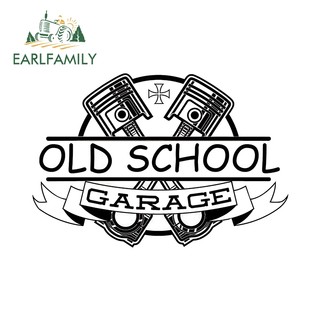 EARLFAMILY 13cm Cũ Trường Học Xe Dán Vintage Đề Can Ốp Lưng Laptop Camper Tumbler Trang Trí Thời Trang Graffiti Chống Thấm Nước Xe Hàng
