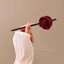 Kẹp tóc hoa hồng phong cách cổ điển cao cấp nữ, kẹp tóc Hanfu, mũ kẹp tóc bằng gỗ mới 2024
