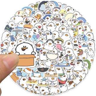 100 Chiếc Vịt Béo Dán Hoạt Hình Dễ Thương Hành Lý Laptop Đàn Guitar Quà Tặng Nhật Ký Trang Trí Chống Thấm Nước